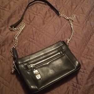 Authentic Black leather "Mini Crosby"